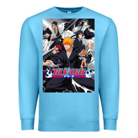 Ocean Blue Bleachs Anime Premium Sweatshirt - linhVisuals