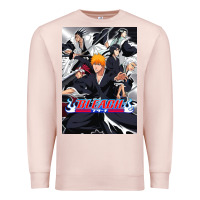 Pale Pink Bleachs Anime Premium Sweatshirt - linhVisuals