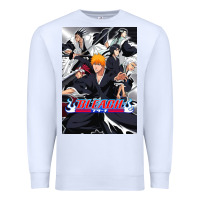 White Bleachs Anime Premium Sweatshirt - linhVisuals
