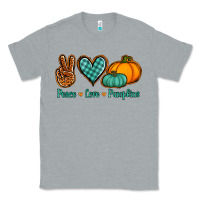 Heather Grey peace love pumpkins Classic Tee - Jasminsmagicworld