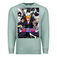 Seafoam Bleachs Anime Premium Sweatshirt - linhVisuals