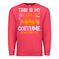 Cardinal halloween mom shirts funny this is my tired mom costume t shirt Premium Sweatshirt - linhVisuals