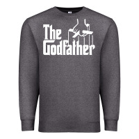 Charcoal Heather godfather Premium Sweatshirt - linhVisuals