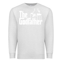 Oatmeal Heather godfather Premium Sweatshirt - linhVisuals