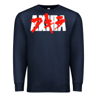 Navy black akira Premium Sweatshirt - linhVisuals