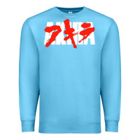 Ocean Blue black akira Premium Sweatshirt - linhVisuals