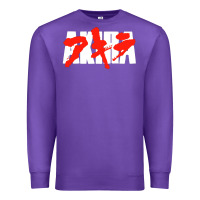 Purple black akira Premium Sweatshirt - linhVisuals