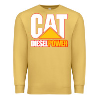 Antique Gold cat diesel power Premium Sweatshirt - linhVisuals