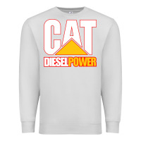 Dove Grey cat diesel power Premium Sweatshirt - linhVisuals