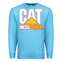 Ocean Blue cat diesel power Premium Sweatshirt - linhVisuals