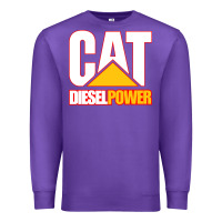 Purple cat diesel power Premium Sweatshirt - linhVisuals