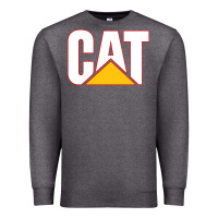 Charcoal Heather cat Premium Sweatshirt - linhVisuals