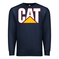 Navy cat Premium Sweatshirt - linhVisuals