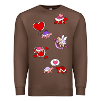 Chestnut valentines day turtles Premium Sweatshirt - linhVisuals
