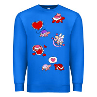 True Royal valentines day turtles Premium Sweatshirt - linhVisuals