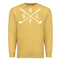 Antique Gold Golf Club 001 Premium Sweatshirt - linhVisuals