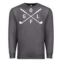 Charcoal Heather Golf Club 001 Premium Sweatshirt - linhVisuals