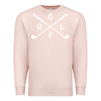 Pale Pink Golf Club 001 Premium Sweatshirt - linhVisuals