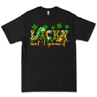 Black Lucky and i gnome it St. Patrick's Day Premium Tee - CowGirlArtShop