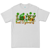 Dove Grey Lucky and i gnome it St. Patrick's Day Premium Tee - CowGirlArtShop