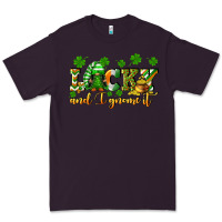 Plum Lucky and i gnome it St. Patrick's Day Premium Tee - CowGirlArtShop