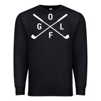 Black Golf Club 001 Premium Sweatshirt - linhVisuals
