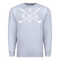 Heather Grey Golf Club 001 Premium Sweatshirt - linhVisuals