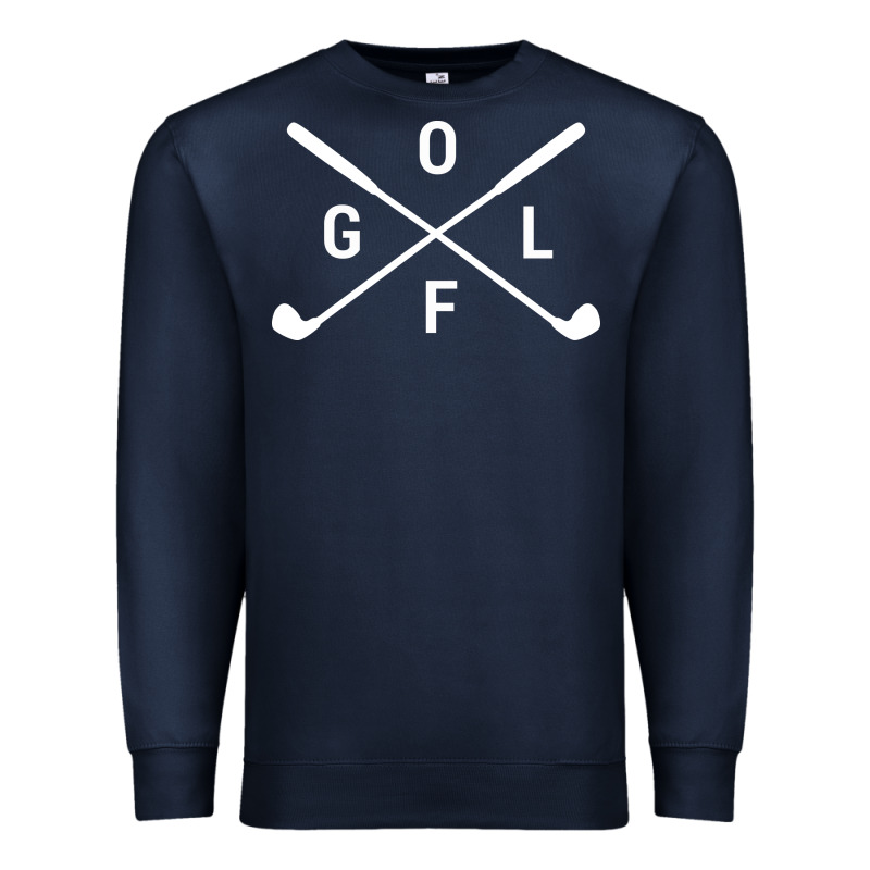 Golf Club 001 Premium Sweatshirt by linhVisuals | Teevron