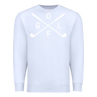 White Golf Club 001 Premium Sweatshirt - linhVisuals