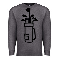 Charcoal Heather Golf Club 003 Premium Sweatshirt - linhVisuals