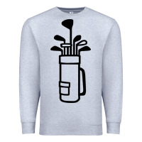 Heather Grey Golf Club 003 Premium Sweatshirt - linhVisuals