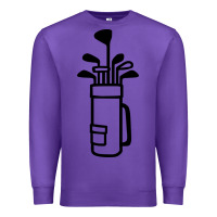 Purple Golf Club 003 Premium Sweatshirt - linhVisuals