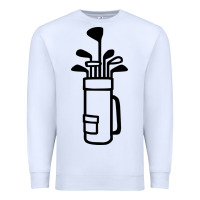 White Golf Club 003 Premium Sweatshirt - linhVisuals