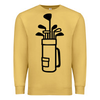 Antique Gold Golf Club 003 Premium Sweatshirt - linhVisuals
