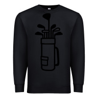 Black Golf Club 003 Premium Sweatshirt - linhVisuals