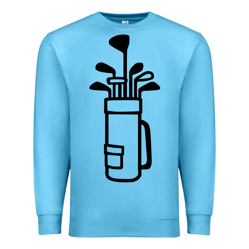 Golf Club 003 Premium Sweatshirt by linhVisuals | Teevron