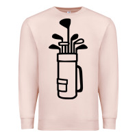 Pale Pink Golf Club 003 Premium Sweatshirt - linhVisuals