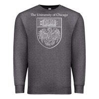 Charcoal Heather chicago Premium Sweatshirt - linhVisuals