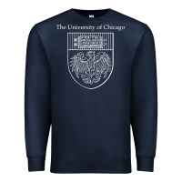Navy chicago Premium Sweatshirt - linhVisuals