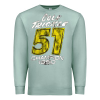 Seafoam cole trickle Premium Sweatshirt - linhVisuals