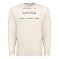 Sandshell if i had a dollar for everytime i got distracted Premium Sweatshirt - linhVisuals