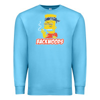 Ocean Blue backwoods tshirt Premium Sweatshirt - linhVisuals