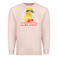 Pale Pink backwoods tshirt Premium Sweatshirt - linhVisuals