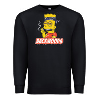 Black backwoods tshirt Premium Sweatshirt - linhVisuals
