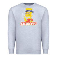 Heather Grey backwoods tshirt Premium Sweatshirt - linhVisuals