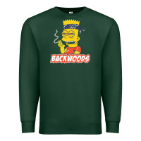 Sports Green backwoods tshirt Premium Sweatshirt - linhVisuals