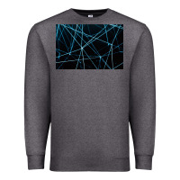 Charcoal Heather network background Premium Sweatshirt - linhVisuals