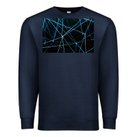 Navy network background Premium Sweatshirt - linhVisuals