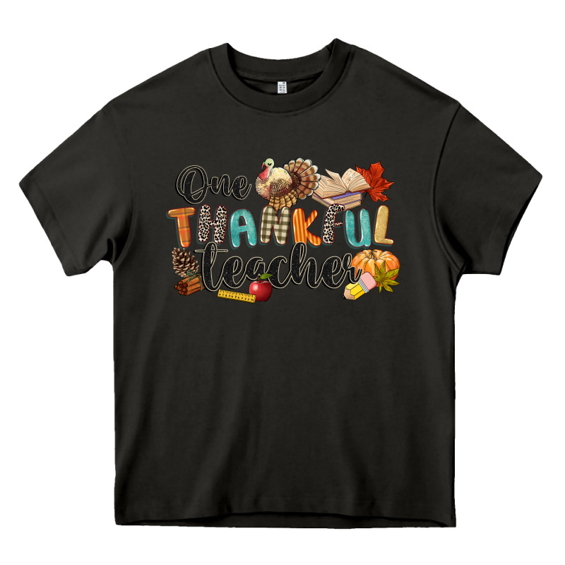 One Thankful Teacher Heavy Core Tee by CowGirlArtShop | Teevron