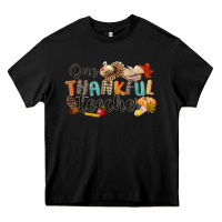 Black one thankful teacher Heavy Core Tee - CowGirlArtShop